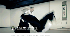 Desktop Screenshot of kikumatsudojo.net